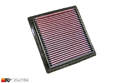 33-2104 K&N Luchtfilter Lengte 200 mm, Breedte 192 mm, Honda Civic 1.6 3/4 deurs, 1995-1998