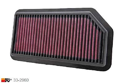 33-2960 K&N Luchtfilter Lengte 248 mm, Breedte 130 mm, Kia Soul 1.6 Diesel + benzine, 2008-2011