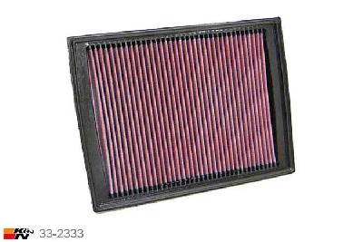 33-2333 K&N Luchtfilter Lengte 297 mm, Breedte 224 mm, Landrover Discovery 4.4, 2004-2008