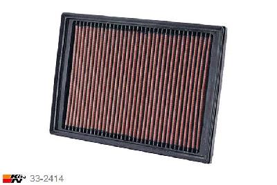33-2414 K&N Luchtfilter Lengte 267 mm, Breedte 179 mm, Landrover Freelander 3.2, 2006-2010