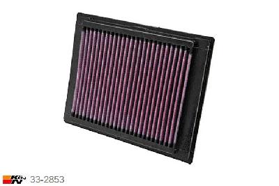 33-2853 K&N Luchtfilter Lengte 216 mm, Breedte 165 mm, Mazda 2 1.4, 80PK, 2003-2007