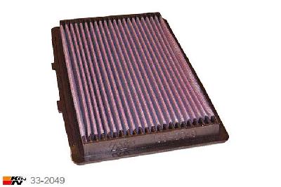33-2049 K&N Luchtfilter Lengte 267 mm, Breedte 168 mm, Mazda MX6 2.0 16V DOHC, 115PK, 1993-1995