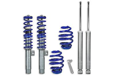 GF150279, Triple-S Schroefset, BMW 3-serie Cabrio 316i/ 318Ci E46 09/2001-02/2005, 1075KG max vooraslast, Niet geschikt voor Stationwagen, Bij deze set zijn verkorte koppelstangen noodzakelijk, deze zijn los verkrijgbaar.