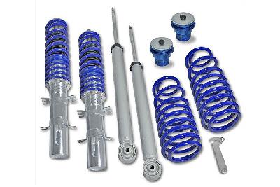 GF150105, Triple-S Schroefset, Skoda Octavia / Kombi   1.4/ 1.6/ 1.8 20V/ 1.8T/ 2.0/ 1.9SDi/ 1.9TDi 1U2 09/1996-12/2010, 1020KG max vooraslast, Niet voor modellen met niveauregeling, Bij deze set zijn verkorte koppelstangen noodzakelijk, deze zijn los verkrijgbaar.