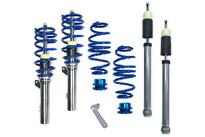 GF150266, Triple-S Schroefset, VW Golf VII 1.0 TSI/ 1.2 TSI/ 1.4 TSI/ 1.6/ 1.6 TDI  only twist-beam rear axle incl Sportsvan AU/AUV 08/2012-, 965KG max vooraslast, Niet voor modellen met niveauregeling, niet geschikt voor vierwielaangedreven, hybride, verhoogde auto uitvoeringen, Bij deze set zijn verkorte koppelstangen noodzakelijk, deze zijn los verkrijgbaar.