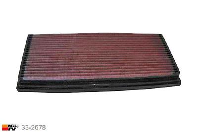 33-2678 K&N Luchtfilter Lengte 330 mm, Breedte 152 mm, Mercedes S400 4.0 W140 2 stuks nodig, 279PK, 1993-9/1998