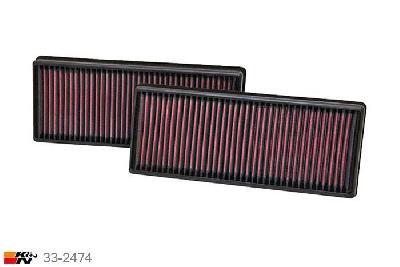 33-2474 K&N Luchtfilter, Mercedes SL500 4.7, 2012-2015
