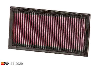 33-2929 K&N Luchtfilter Lengte 251 mm, Breedte 133 mm, Mini Cooper D 1.6 D, 2007-8/2010