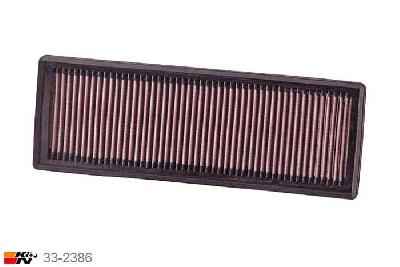 33-2386 K&N Luchtfilter Lengte 365 mm, Breedte 130 mm, Mini Cooper Paceman 1.6, 2014-2016