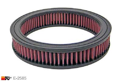 E-2585 K&N Luchtfilter Buitendiameter 229 mm , Binnendiameter 178 mm , Hoogte 46 mm, Opel Kadett 1.3N D/E, 60PK, 1986-1991