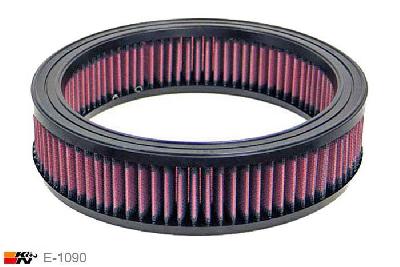 E-1090 K&N Luchtfilter Buitendiameter 254 mm , Binnendiameter 203 mm , Hoogte 59 mm, Opel Omega A 2.3 Turbo D/Diesel, 73/1990/100PK, 1986-1994