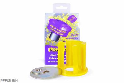 PFF85-504, Audi A3 MK2 8P (2003-), Lower Engine Mount Insert (Large) PFF85-504 fits vehicles upto the middle of 2008, please check the picture of the 2 bushes in order to identify the insert you require. -  For vehicles from mid 2008 on use PFF85-704. - OE Numbers 1K0199867 or 1K0199868, 1 stuk(s) benodigd  per auto, 1 stuk(s) in verpakking, prijs per set van 1 stuk(s)