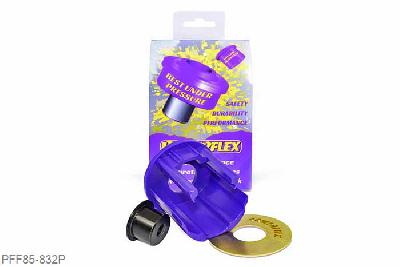 PFF85-832P, Audi TT (2015 - ), Lower Engine Mount (Large) Insert Track Use This part is a insert for OEM part number 5Q0198 037 B. Suitable for higher powered cars and track cars, using a stiffer material which helps further reduce engine movement over fitting the standard PFF85-832 insert, being a stiffer material additional noise and vibration may be felt., 1 stuk(s) benodigd  per auto, 1 stuk(s) in verpakking, prijs per set van 1 stuk(s)