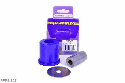 PFR5-325, BMW E36 3 Series (1990 - 1998), Rear Diff Front Mounting Bush This part replaces OE number: 33171134871. Use PFR5-325 for all models where the bush is in the subframe - M3 models upto 1996. PFR5-324 fits later M3 Evo models where the bush fits into a separate mounting bracket., 1 stuk(s) benodigd  per auto, 1 stuk(s) in verpakking, prijs per set van 1 stuk(s)