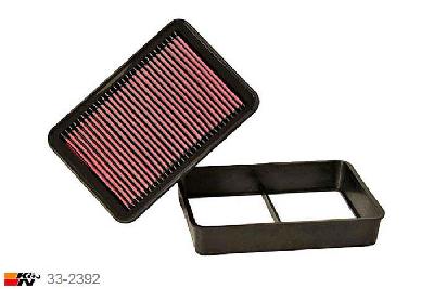 33-2392 K&N Luchtfilter Lengte 270 mm, Breedte 189 mm, Peugeot 407 2.2 HDi, 2010