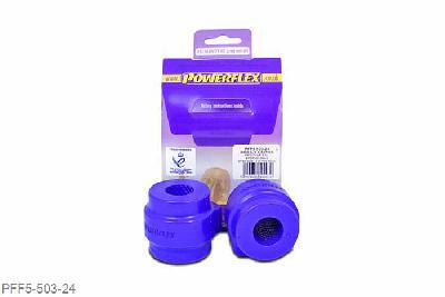 PFF5-503-24, BMW E39 5 Series 520 to 530, Front Anti Roll Bar Mounting Bush 24mm This bush fits E39 5 series non M sport suspension models and E38 7 series. 24mm, 2 stuk(s) benodigd  per auto, 2 stuk(s) in verpakking, prijs per set van 2 stuk(s)
