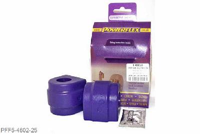 PFF5-4602-25, BMW E39 5 Series 520 to 530 Touring, Front Anti Roll Bar Bush 25mm Please check Anti roll bar size before ordering 25mm, 2 stuk(s) benodigd  per auto, 2 stuk(s) in verpakking, prijs per set van 2 stuk(s)