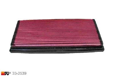 33-2539 K&N Luchtfilter Lengte 322 mm, Breedte 152 mm, Peugeot 607 3.0, 207PK, 1999-2005