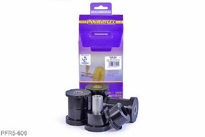PFR5-606, BMW E32 7 Series (1988-1994), Rear Trailing Arm Bush PFR5-606 is a concentric bush and not adjustable, for an on-car adjustable bush use PFR5-606G. This part replaces OE numbers: 33329058824 and 33329061946., 4 stuk(s) benodigd  per auto, 4 stuk(s) in verpakking, prijs per set van 4 stuk(s)