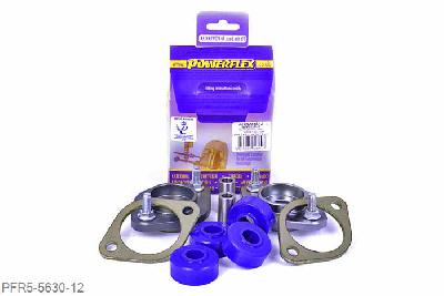 PFR5-5630-12, BMW E46 3 Series M3, Rear Shock Top Mount Bracket and Bush 12mm Suits cars with aftermarket rear shock absorber with a 12mm pin. Will not fit E36 and E46 Cabriolet models. OE Nr 33521092362  - 33526779670. Suspension BrandRear Shock Absorber Shaft DiameterOriginal BMW10mmAST10mmBilstein HD, Sport, PSS Coilovers10mmFK Coilovers10mmH&R Coilovers10mmJRZ RS12mmKoni Sport10mmKW V1, 2, 310mmST Coilovers10mmTein Coilovers12mmThe above list is meant as a guide only. If your shock absorber brand is not listed,measuring the OD of the shaft will determine whether PFR5-5630-10 orPFR5-5630-12 should be fitted. 12mm, 2 stuk(s) benodigd  per auto, 2 stuk(s) in verpakking, prijs per set van 2 stuk(s)