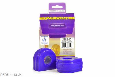 PFR5-1413-24, BMW E70 X5 (2006-2013), Rear Anti Roll Bar Mounting Bush 24mm This part fits models with a 24mm diameter Non Active Anti Roll Bar and replaces OE part number:33556776559. 24mm, 2 stuk(s) benodigd  per auto, 2 stuk(s) in verpakking, prijs per set van 2 stuk(s)