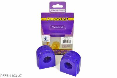 PFF5-1403-27, BMW E71 X6 (2007-), Front Anti Roll Bar Mounting Bush 27mm Fits vehicles with Non Active Anti Roll Bar, for models with Active Anti Roll Bar use PFF5-1404. This bush replaces OE part number 37116771932 27mm, 2 stuk(s) benodigd  per auto, 2 stuk(s) in verpakking, prijs per set van 2 stuk(s)