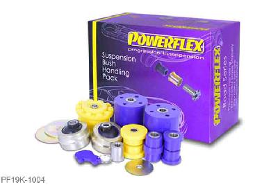 PF19K-1004, Ford Fiesta Mk7 ST (2013-), Powerflex Handling Pack Included within this pack are the following parts:PFF19-1531Front Wishbone Front BushPFF19-1502GFront Arm Rear Bush, Caster AdjustablePFR19-1511Rear Beam To Chassis BushPFF19-2001Lower Engine Mount Large Bush 30mm Oval BracketPFF19-2002Lower Engine Mount Small Bush 30mm Oval BracketThis Handling Pack contains a selection of parts from a complete vehicle listing, clickhereto see more parts available., 1 stuk(s) benodigd  per auto, 1 stuk(s) in verpakking, prijs per set van 1 stuk(s)