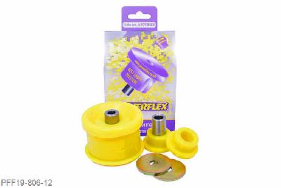 PFF19-806-12, Ford Focus Mk1 ST, Front Lower Engine Mount Bush Kit 12mm Fits Models using a 12mm bolt in the large bush. The Focus RS uses this kit. 12mm, 1 stuk(s) benodigd  per auto, 1 stuk(s) in verpakking, prijs per set van 1 stuk(s)