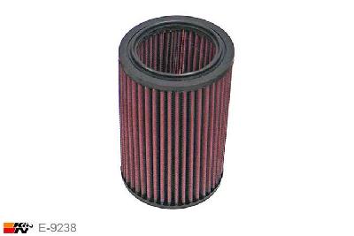 E-9238 K&N Luchtfilter Buitendiameter 111 mm , Binnendiameter 76 mm , Hoogte 178 mm, Renault Clio 1.2 Diet D7F 8V, 55PK, 1996-2004