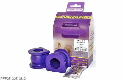 PFF25-205-28.2, Honda S2000, Front Anti Roll Bar Bush 28.2mm  28.2mm, 2 stuk(s) benodigd  per auto, 2 stuk(s) in verpakking, prijs per set van 2 stuk(s)