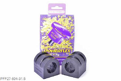 PFF27-604-31.5, Jaguar XJ, XJ8 - X350 - X358 (2003-2009), Front Anti Roll Bar Bush 31.5mm  31.5mm, 2 stuk(s) benodigd  per auto, 2 stuk(s) in verpakking, prijs per set van 2 stuk(s)
