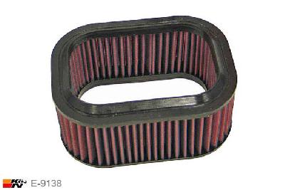 E-9138 K&N Luchtfilter, Renault Clio 1.8 RSI 8V, 107/109PK, 1993-1998