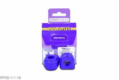 PFR5-111-16, Mini Mini Countryman R60 2WD (2010-2015), Rear Anti Roll Bar Bush 16mm This part replaces OE number: 33556754823 and fits vehicles with a 16mm anti roll bar diameter. 16mm, 2 stuk(s) benodigd  per auto, 2 stuk(s) in verpakking, prijs per set van 2 stuk(s)