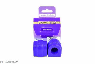 PFF5-1803-22, Mini Mini Countryman R60 4WD (2010-2015), Front Anti Roll Bar Mounting Bush - 22mm This part replaces OE number: 31309813411 and fits 22mm diameter anti roll bars. For vehicles fitted with sports suspension, please use PFF5-1803-23. 22mm, 2 stuk(s) benodigd  per auto, 2 stuk(s) in verpakking, prijs per set van 2 stuk(s)