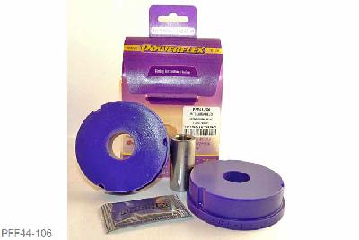 PFF44-106, Mitsubishi Lancer Evolution 10 CZ4A (10/07-), Front Lower Front Engine Mount These mounts are for fast road/competition. These are harder and may cause a slight increase in engine vibration and noise. For road use, use PFF44-106R., 1 stuk(s) benodigd  per auto, 1 stuk(s) in verpakking, prijs per set van 1 stuk(s)