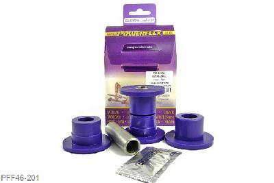 PFF46-201, Nissan 200SX - S13, S14, S14A and S15, Front Inner Track Control Arm Bush This bush fits the Inner Track Control Arm with a diameter of 35mm. Use PFF46-221 if yours is 31.6mm. 35mm, 2 stuk(s) benodigd  per auto, 2 stuk(s) in verpakking, prijs per set van 2 stuk(s)