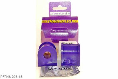 PFR46-206-15, Nissan 200SX - S13, S14, S14A and S15, Rear Anti Roll Bar Bush 15mm  15mm, 2 stuk(s) benodigd  per auto, 2 stuk(s) in verpakking, prijs per set van 2 stuk(s)