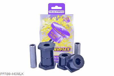 PFR80-440MLK, Opel Cavalier/Calibra 4WD inc GSi with independent rear suspension, Vectra A (1989-1995), Rear Trailing Arm Bush This is a Rear eccentric bush that allows adjustment of the trailing arm geometry for lowered vehicles. If fitting these, order 2 x PFR80-440's and 2 x PFR80-440MLK's., 2 stuk(s) benodigd  per auto, 2 stuk(s) in verpakking, prijs per set van 2 stuk(s)