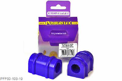 PFF50-103-19, Peugeot 106 and 106 GTi/Rallye, Anti Roll Bar Bush 19mm This part replaces OEM Part number 5094.56 NOT SUITABLE FOR GTI/RALLYE MODELS 19mm, 2 stuk(s) benodigd  per auto, 2 stuk(s) in verpakking, prijs per set van 2 stuk(s)