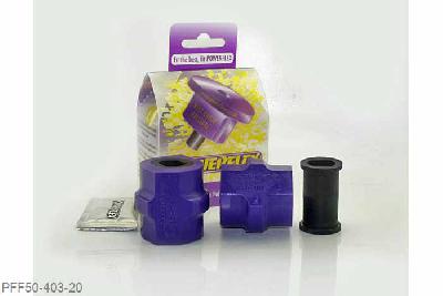 PFF50-403-20, Peugeot 206, Front Anti Roll Bar Bush To Chassis Bush 20mm  20mm, 2 stuk(s) benodigd  per auto, 2 stuk(s) in verpakking, prijs per set van 2 stuk(s)