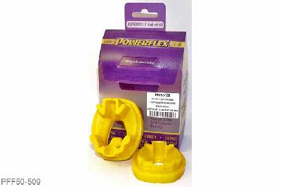 PFF50-509, Peugeot 207, Rear Lower Engine Mount Insert Fits Petrol Turbo Engine Models Only (including GT, GTi, Rallye & RC). Inserts for the rear lower engine mount larger bush., 1 stuk(s) benodigd  per auto, 1 stuk(s) in verpakking, prijs per set van 1 stuk(s)