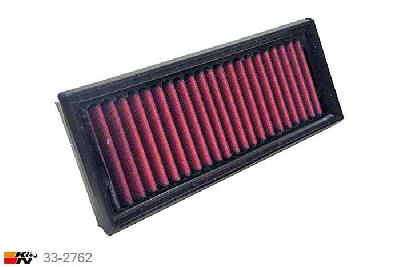 33-2762 K&N Luchtfilter Lengte 267 mm, Breedte 107 mm, Rover 25 1.4 84/103 pk, 2000-2005