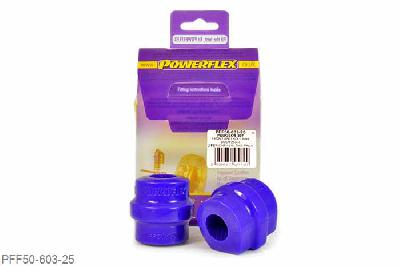 PFF50-603-25, Peugeot 3008 (2008-on), Front Anti Roll Bar Bush 25mm This bush replaces standard bush part number 5094.E7.  Measure bar diameter and select correct size for your car. 25mm, 2 stuk(s) benodigd  per auto, 2 stuk(s) in verpakking, prijs per set van 2 stuk(s)