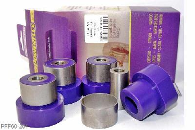 PFF60-201, Renault Clio including 16v and Williams, Front Lower Wishbone Bush 40mm diameter Fits Clio and 16V models. For Williams models use PFF60-301 or PFF60-301G., 4 stuk(s) benodigd  per auto, 4 stuk(s) in verpakking, prijs per set van 4 stuk(s)