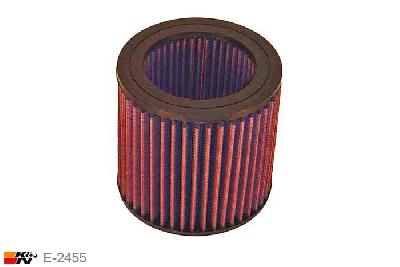 E-2455 K&N Luchtfilter Buitendiameter 140 mm , Binnendiameter 95 mm , Hoogte 138 mm, Saab 9-mei 2.0, 1997-2004