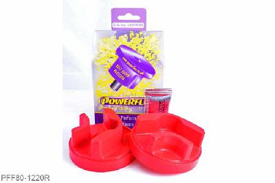 PFF80-1220R, Saab 9-3 (2002-on), Front Lower Engine Mount Insert (Diesel) Fits into the voiding of the original bush to reduce engine movement under acceleration. Slight increase in vibration may be felt. For more powerful & petrol engines use PFF80-1220., 1 stuk(s) benodigd  per auto, 1 stuk(s) in verpakking, prijs per set van 1 stuk(s)