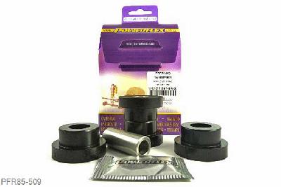 PFR85-509, Seat Altea 5P (2004-), Rear Lower Spring Mount Outer This bush is suitable for Road and Black Series applications. It is the same part as the Black Series but with Road Series packaging. Fits into 1K0505311AB wishbone., 2 stuk(s) benodigd  per auto, 2 stuk(s) in verpakking, prijs per set van 2 stuk(s)