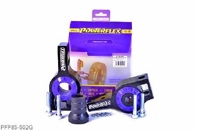 PFF85-502G, Seat Toledo Mk3 5P (2004-), Front Wishbone Rear Bush Anti-Lift & Caster Offset This polyurethane bush fits into the rear position of the front arm and provides anti-lift properties and 1 of caster offset. It is designed to complement PFF85-501G that fits into the front position of the same arm to provide +/- 0.5 degrees of camber adjustment.  This part replaces OE number: 1K0199231J, 1K0199232J  & 1K0199231K,1K0199232K that includes the original bracket and rubber bush.      This part replaces OE number: 1K0199231J, 1K0199232J  & 1K0199231K,1K0199232K that includes the original bracket and rubber bush., 2 stuk(s) benodigd  per auto, 2 stuk(s) in verpakking, prijs per set van 2 stuk(s)