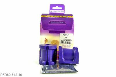 PFR69-512-16, Subaru Impreza including WRX and STi, (GH 10/07-12/10, GR 02/08-12/10), Rear Anti Roll Bar Bush 16mm Please measure the diameter of the anti roll bar and order the correct size. 16mm, 2 stuk(s) benodigd  per auto, 2 stuk(s) in verpakking, prijs per set van 2 stuk(s)