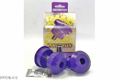 PFR76-410, Toyota Starlet/Glanza Turbo EP82 and EP91, Rear Beam Mounting Bush PFR76-410 fits Starlet models where the bush measures 55mm diameter and fits into the original outer shell.  PFR76-409 fits later Starlet Glanza models with a bush diameter of 48.5mm, it fits into the original outer shell. 55mm, 2 stuk(s) benodigd  per auto, 2 stuk(s) in verpakking, prijs per set van 2 stuk(s)